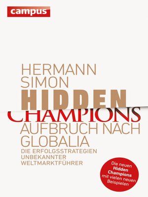 cover image of Hidden Champions--Aufbruch nach Globalia